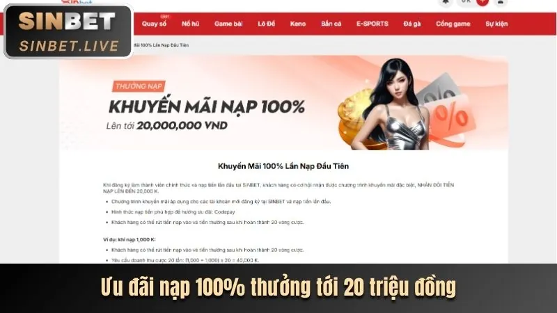 Khuyến mãi nạp tiền lần đầu tại b123 app